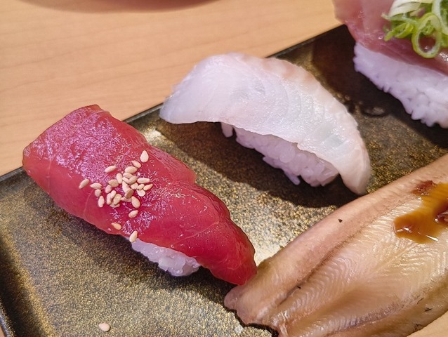 漬け赤身、サメガレイ