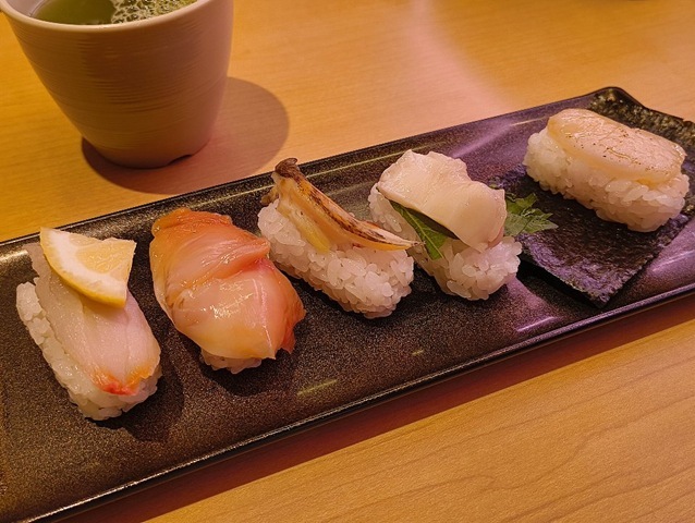 貝づくし5貫盛り