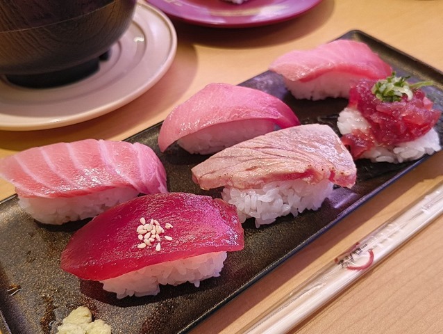 天然インド鮪6貫食べ比べ