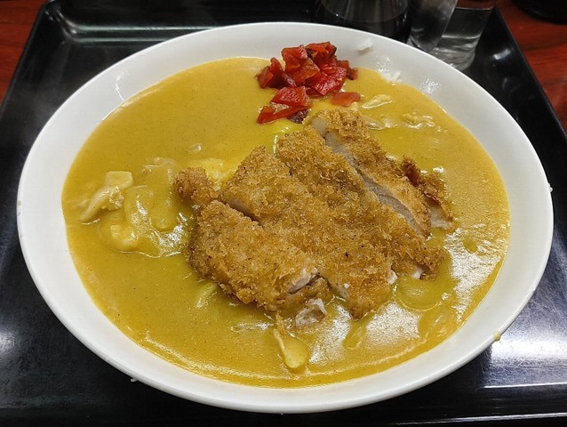 カツカレー（ご飯半分）