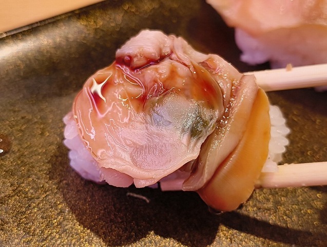 煮はまぐり（甘だれがけ）