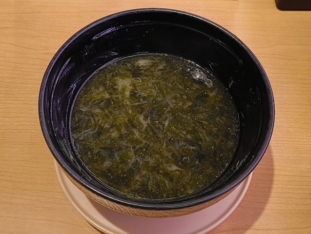 あおさ海苔の味噌汁