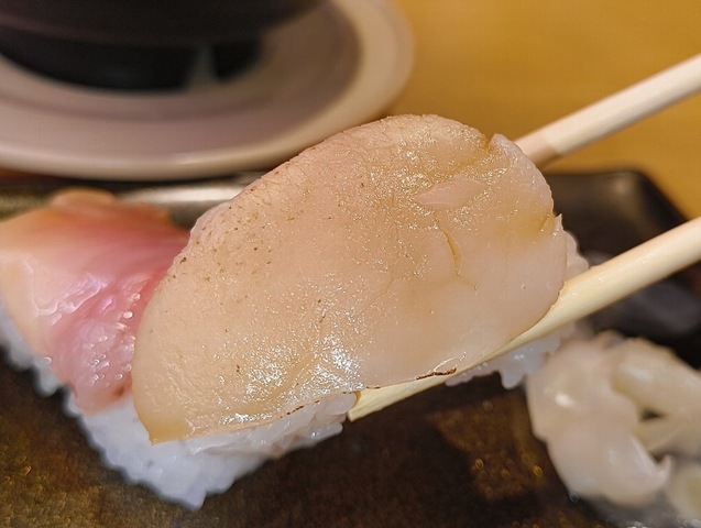 タイラギ貝（焦がし醤油）を食べる