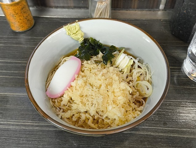 冷したぬきそば