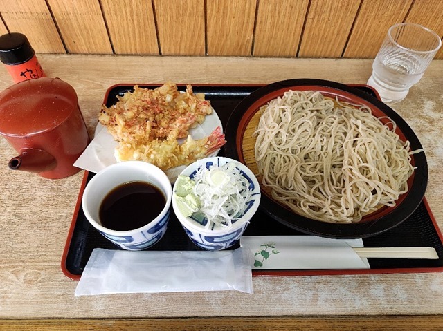 えび天と桜えび天と得盛り