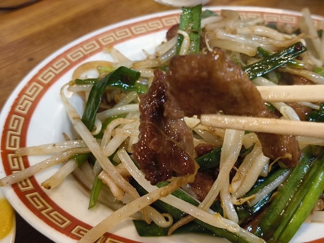 レバーを食べる