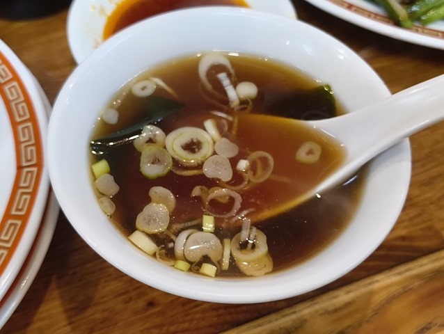 チャーハンに付いてきたスープ
