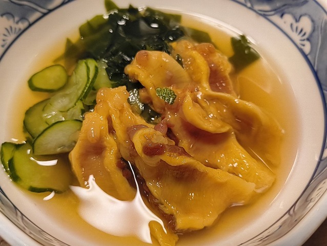 ホヤの酢の物