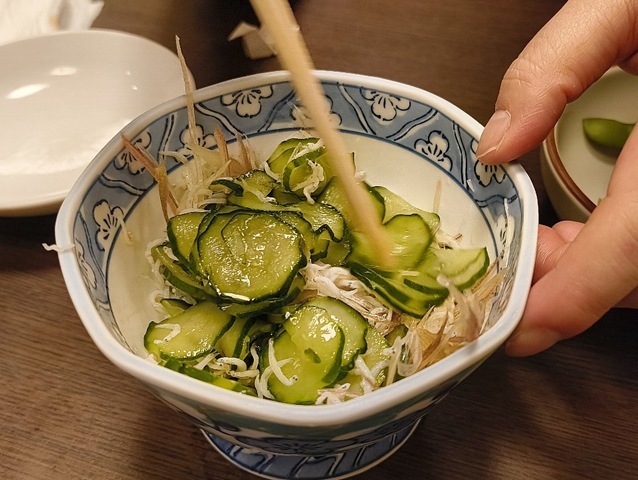 みょうがきゅうり（混ぜ合わせ後）