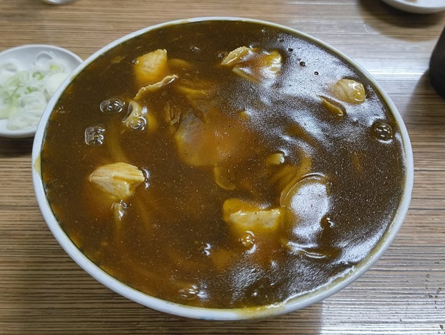 カレー南蛮そば玉落とし（大盛）
