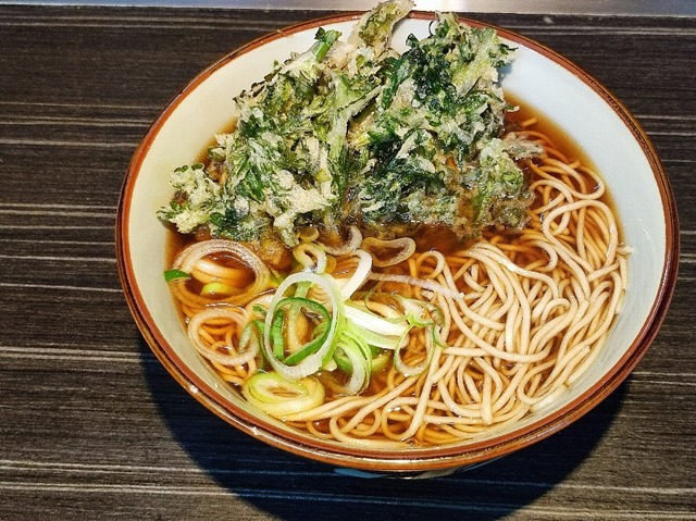 春菊天そば