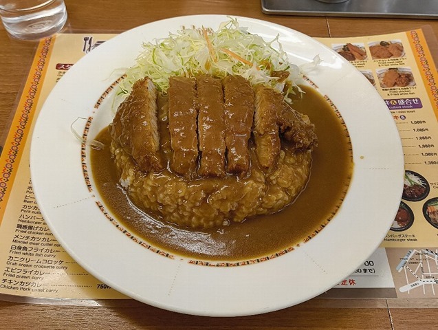 カツカレー（ご飯1/2）