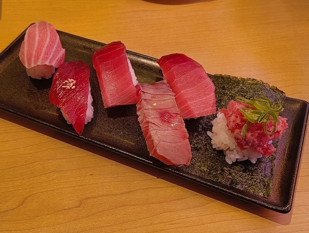 天然インド鮪6貫盛