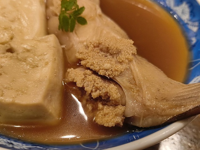 なめたカレイのだまご