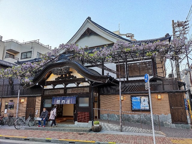 曙湯と藤の花