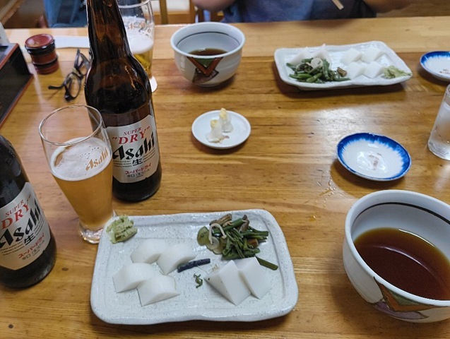 板わさと山菜