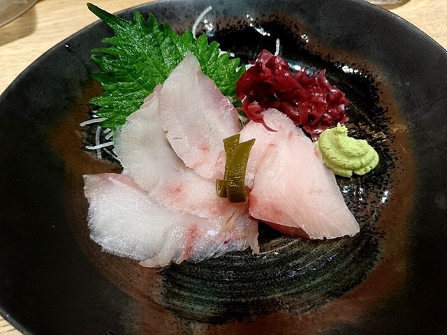 真鱈の昆布〆刺し