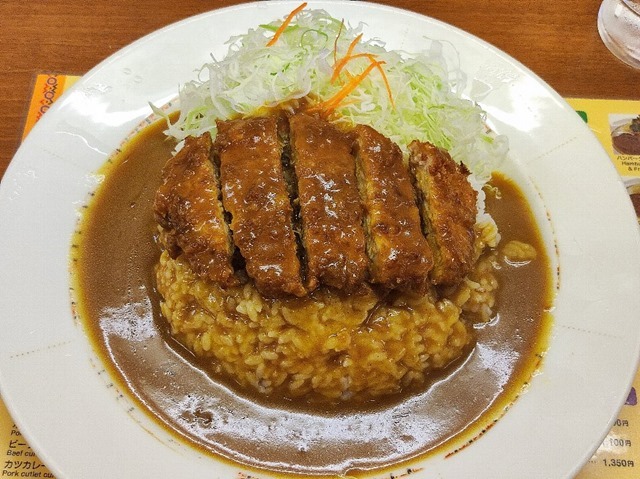 カツカレーご飯1/2