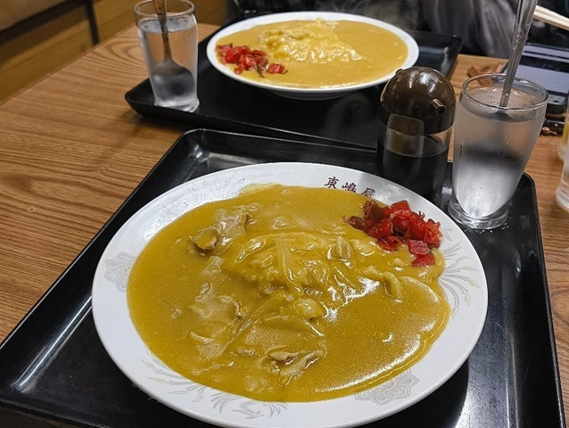 世界一美味しい蕎麦屋のライスカレー×2