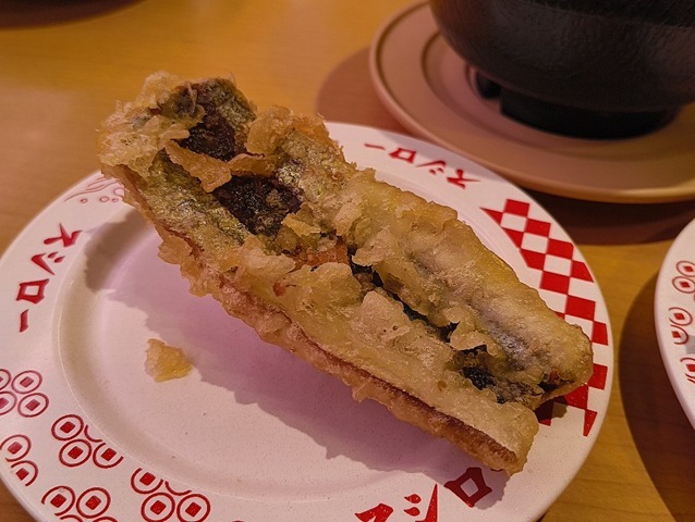 北海道産さんまの天ぷらにぎり