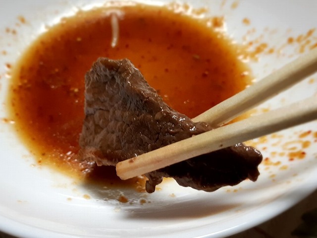 甘くないタレ