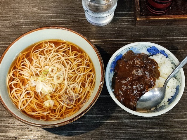 かけそば＋カレー定食