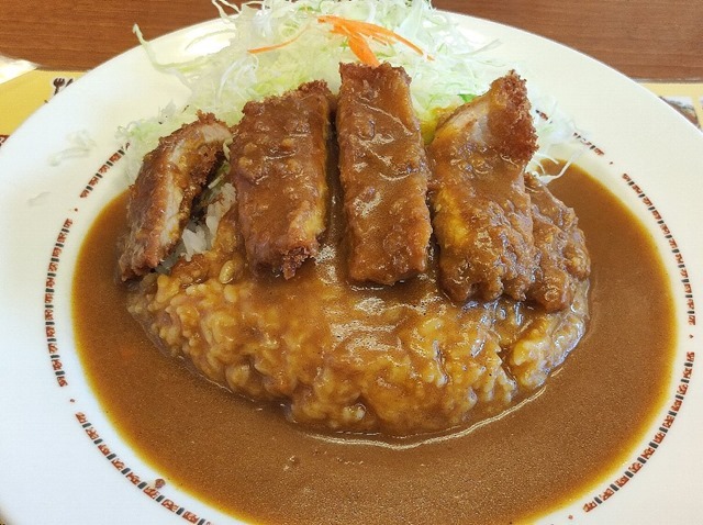カツカレーご飯1/2