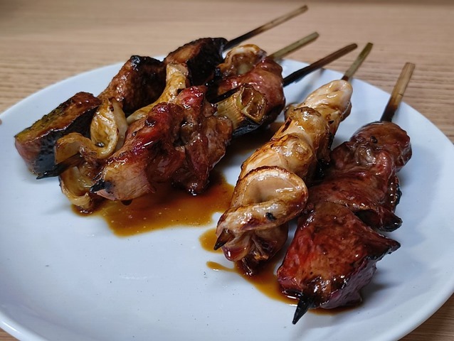 もつ焼き盛り合わせ