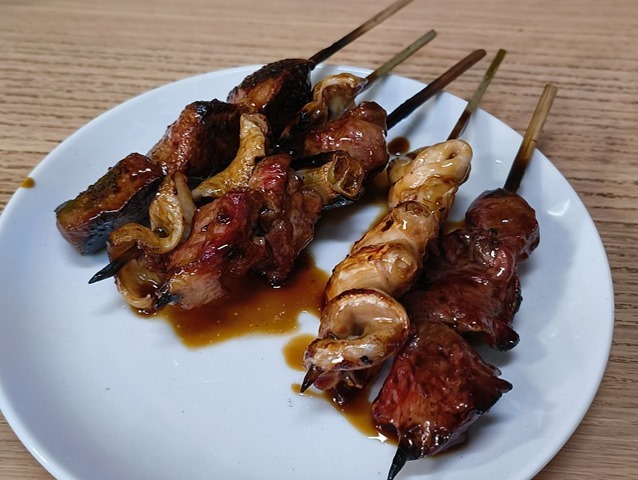 もつ焼き盛り合わせ