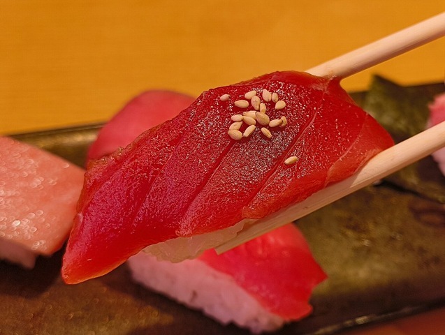 煮切り醤油漬け赤身