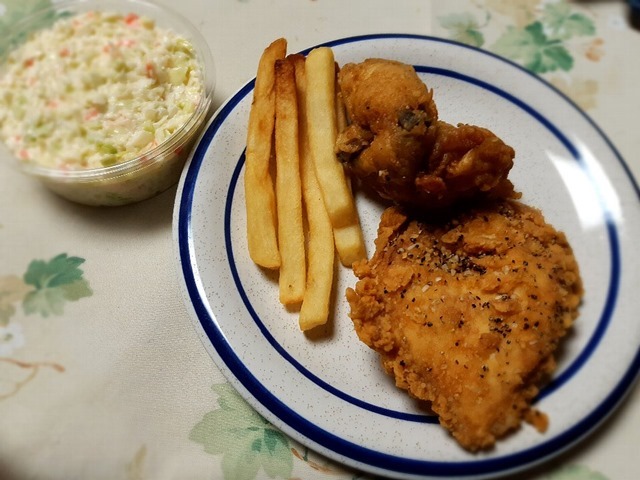 ガーリックチキン＋コールスロー