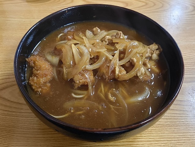 かつカレーそば
