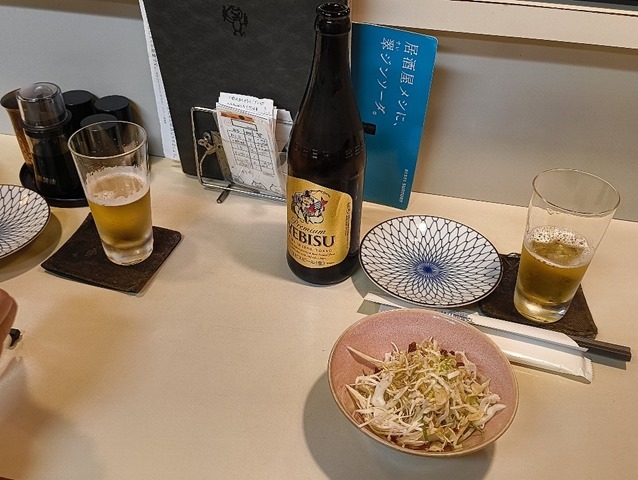 エビスをこの日は3本いただいたのだよ