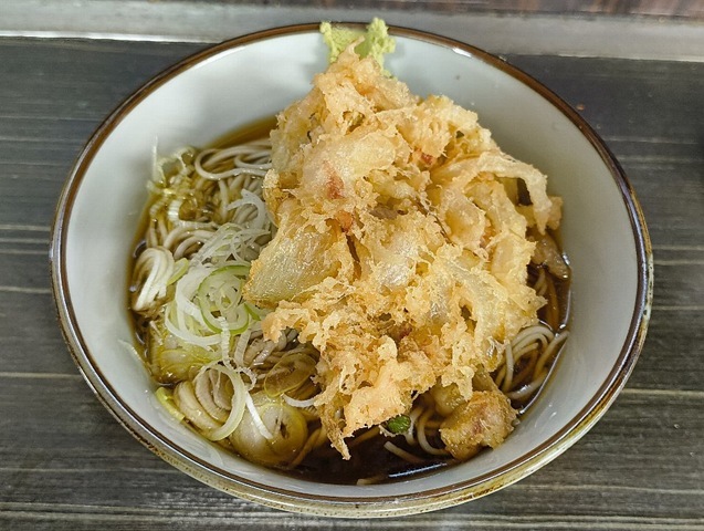 冷しかき揚げそば