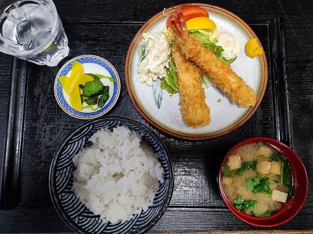 エビフライ定食（並）