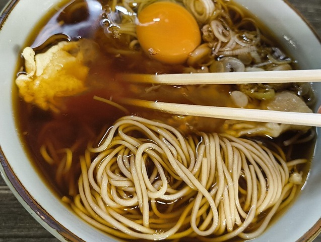 イカ天を汁に沈めるのだよ