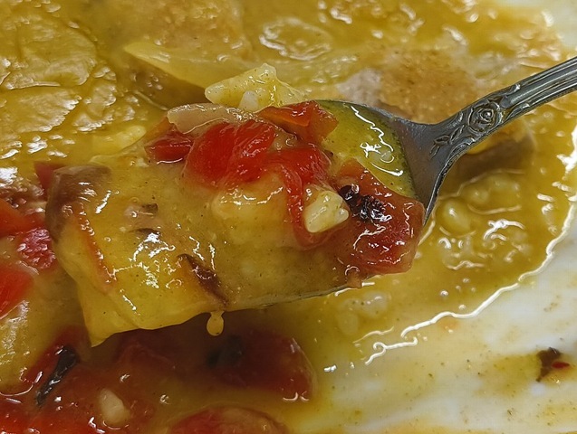 福神漬けで味変だ