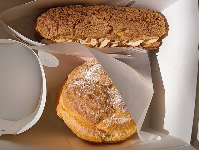 キャラメルバニラとマカデミアナッツとシュー カスタード