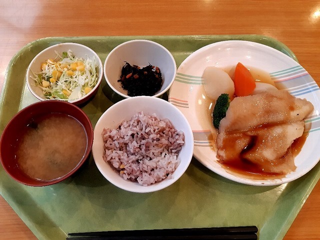 白身魚の照り焼定食
