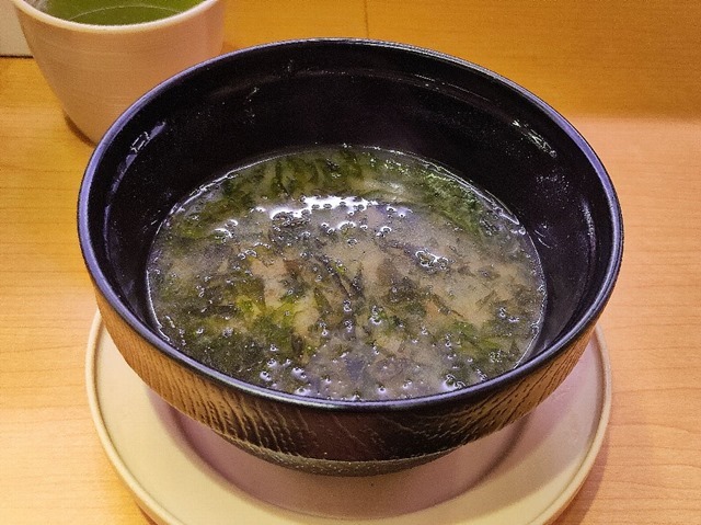 あおさと海苔の味噌汁