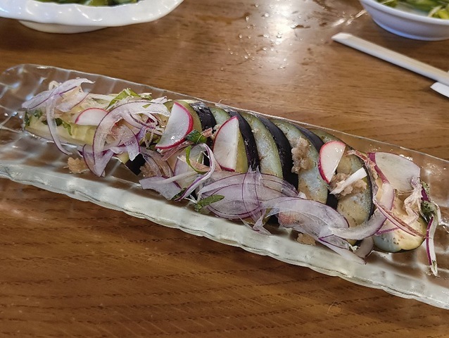 泉州水なすのカルパッチョ