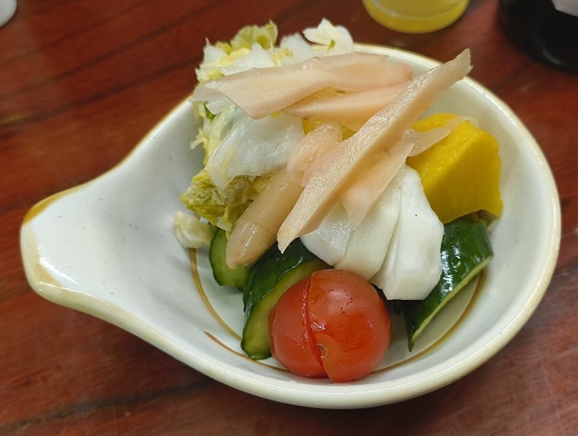 おしんこ盛り合わせ