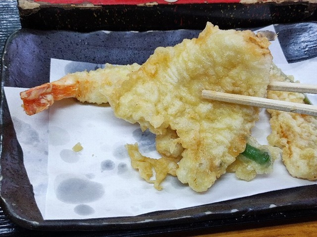 キス天を食べる