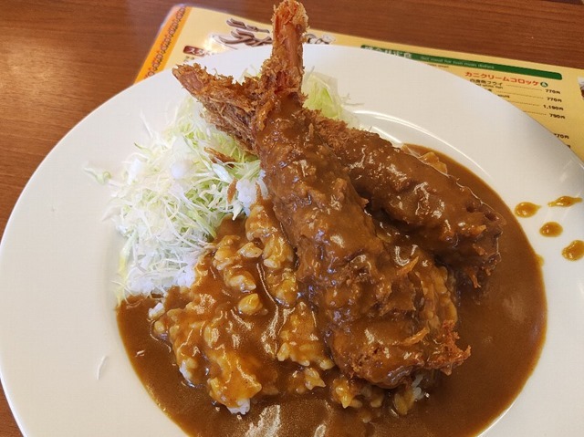 エビフライカレー