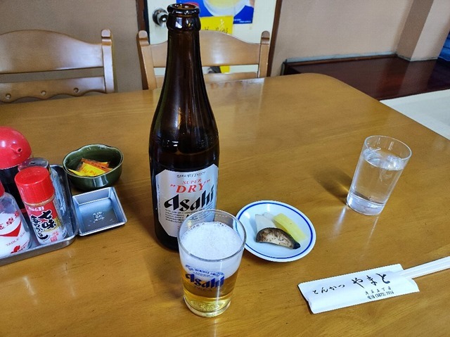 ビールとお通し