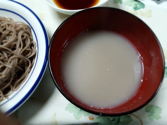 蕎麦湯