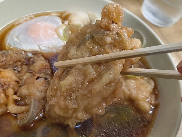 かき天を食べる