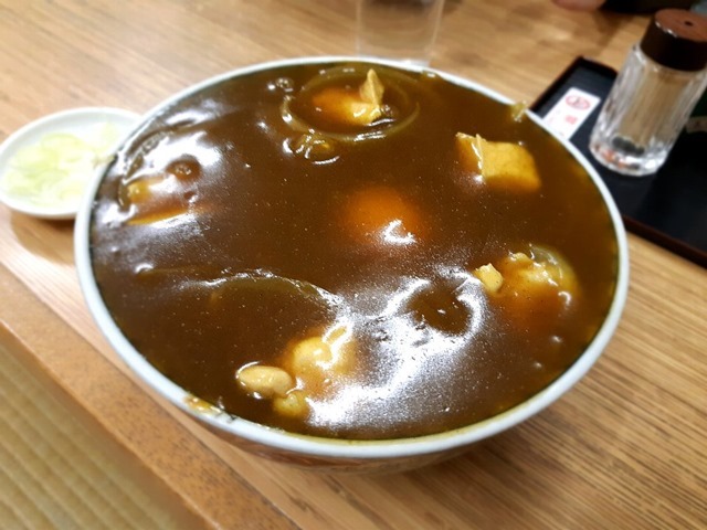 カレー南ばんそば玉落とし