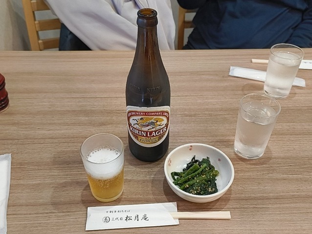 瓶ビール（キリンラガー）
