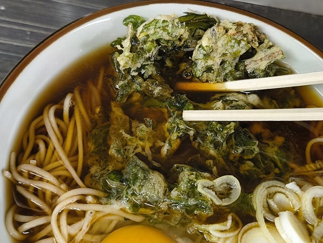 春菊天を汁に浸すのだ
